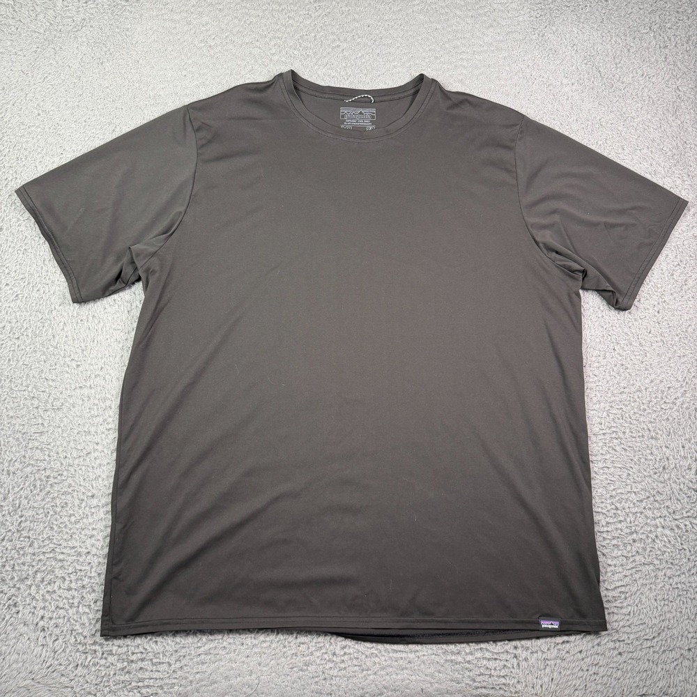 Patagonia Shirt Mens XL Black Capilene Cool Daily UPF Graphic Stretch
